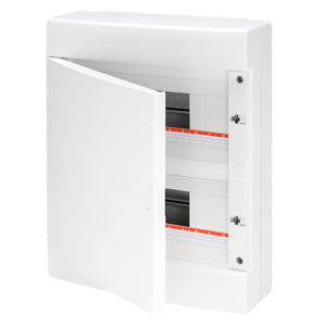 Gewiss AUFPUTZSCHALTKASTEN FÜR WOHNBEREICH - MIT KLEMMLEISTE N (3X16)+(11X10) E (3X16)+(11X10) - GESCHLOSSENE TÜR - (12X2) 24TE IP40 Gewiss AUFPUTZSCHALTKASTEN FÜR WOHNBEREICH - MIT KLEMMLEISTE N (3X16)+(11X10) E (3X16)+(11X10) - GESCHLOSSENE TÜR - (12X2) 24TE IP40